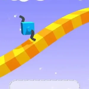 Геймплей Draw Climber с рисованием ножек для блока