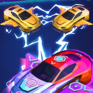 Геймплей Merge Cyber Car
