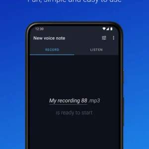 Главный экран Easy Voice Recorder Pro