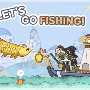 Главный экран игры Cat Odyssey: Fishermeow
