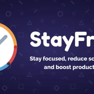 Главный экран StayFree с графиком использования приложений