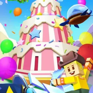Ковбой скачет на страусе в игре Rodeo Stampede