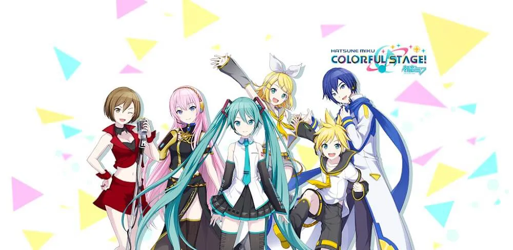 Меню выбора песен в Hatsune Miku: Colorful Stage!