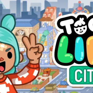 Общий вид города Toca Life: City