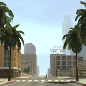 Общий вид города в игре Los Angeles Crimes