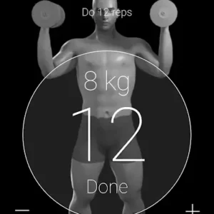 Описание интерфейса приложения Dumbbell Home Workout