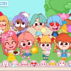Разнообразные локации в Papo Town: World