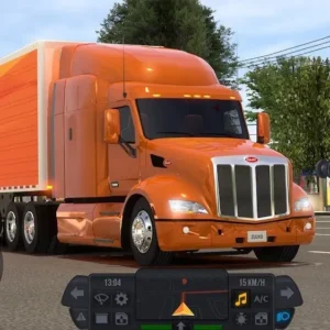 Реалистичная кабина грузовика в Truck Simulator: Ultimate