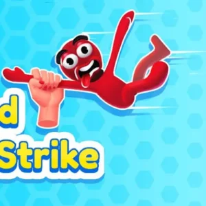 Рука бьет по врагам в игре Hand Strike