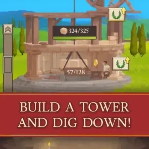 Скриншот игрового процесса Idle Tower Miner