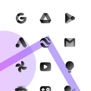 Стильные иконки в CHIC DARK Icon Pack