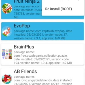 Удобный интерфейс App Manager