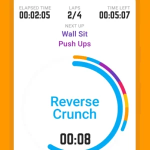 Удобный интерфейс Exercise Timer