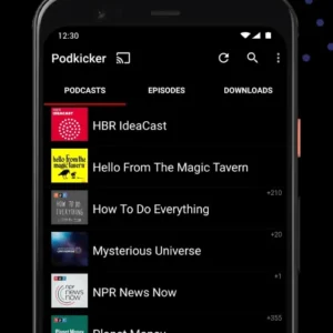 Удобный интерфейс Podkicker Pro