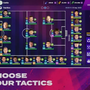 Управление командой в Soccer Manager 2024