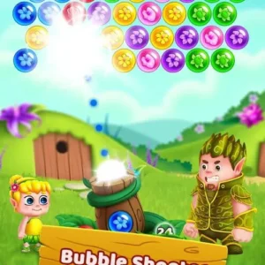Увлекательный геймплей Bubble Shooter – Flower Games