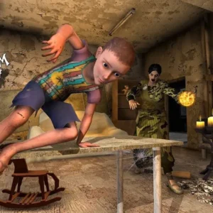 В игре Army Granny Scary Ghost 3D вам предстоит решать головоломки.