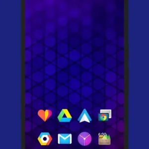 Vibion – Icon Pack, главный экран