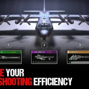 Вид сверху на поле боя в Zombie Gunship Survival